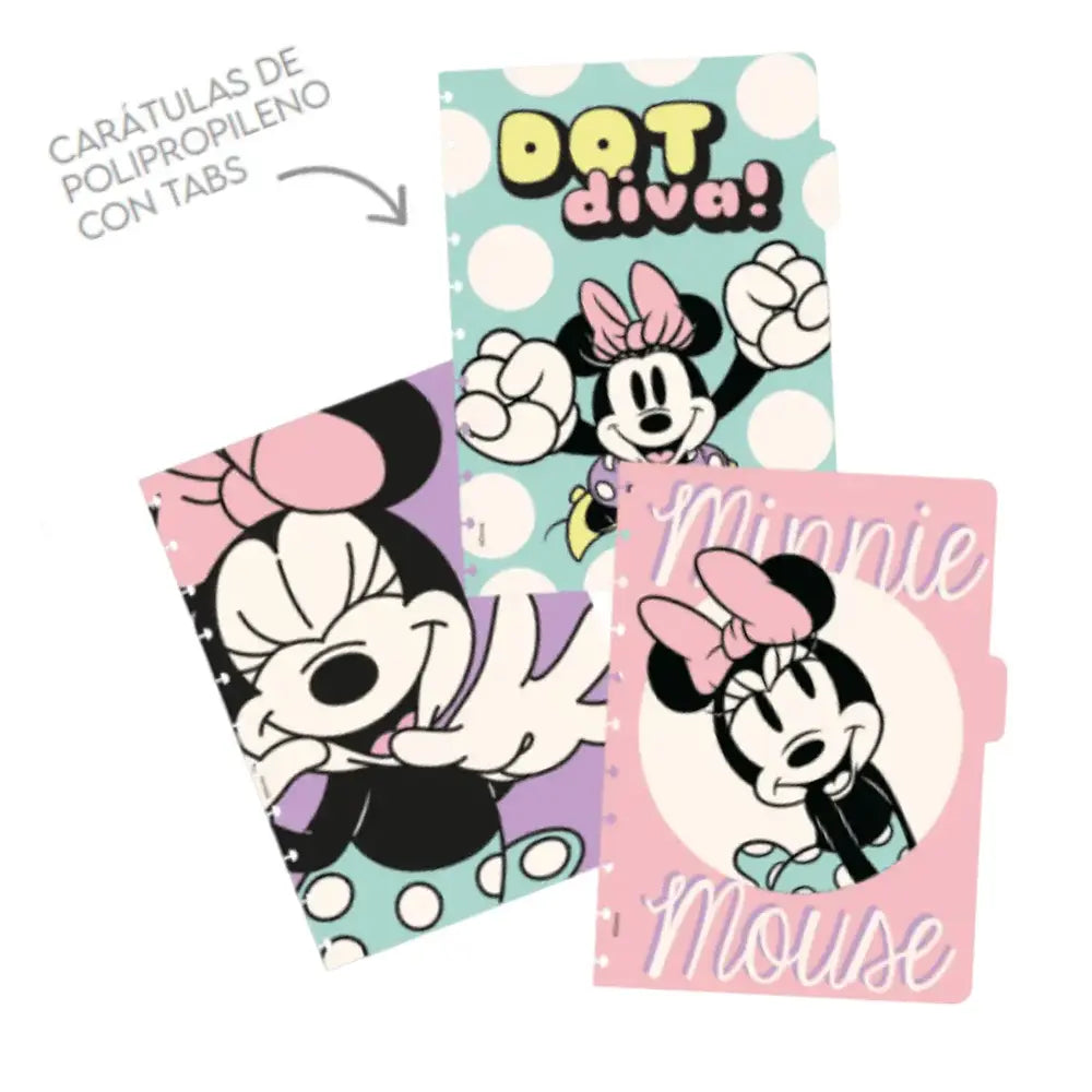 cuaderno loop minnie