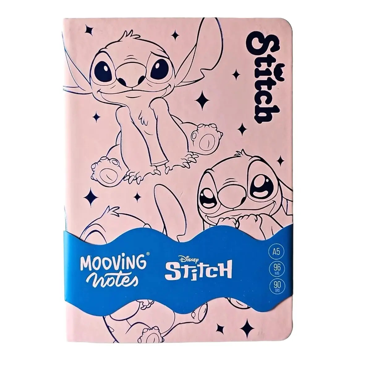 libreta a5 tapa dura stitch disney