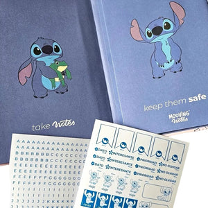 libreta a5 tapa dura stitch disney