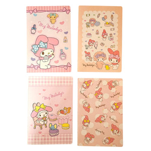 libreta sanrio my melody hojas con diseño líneas