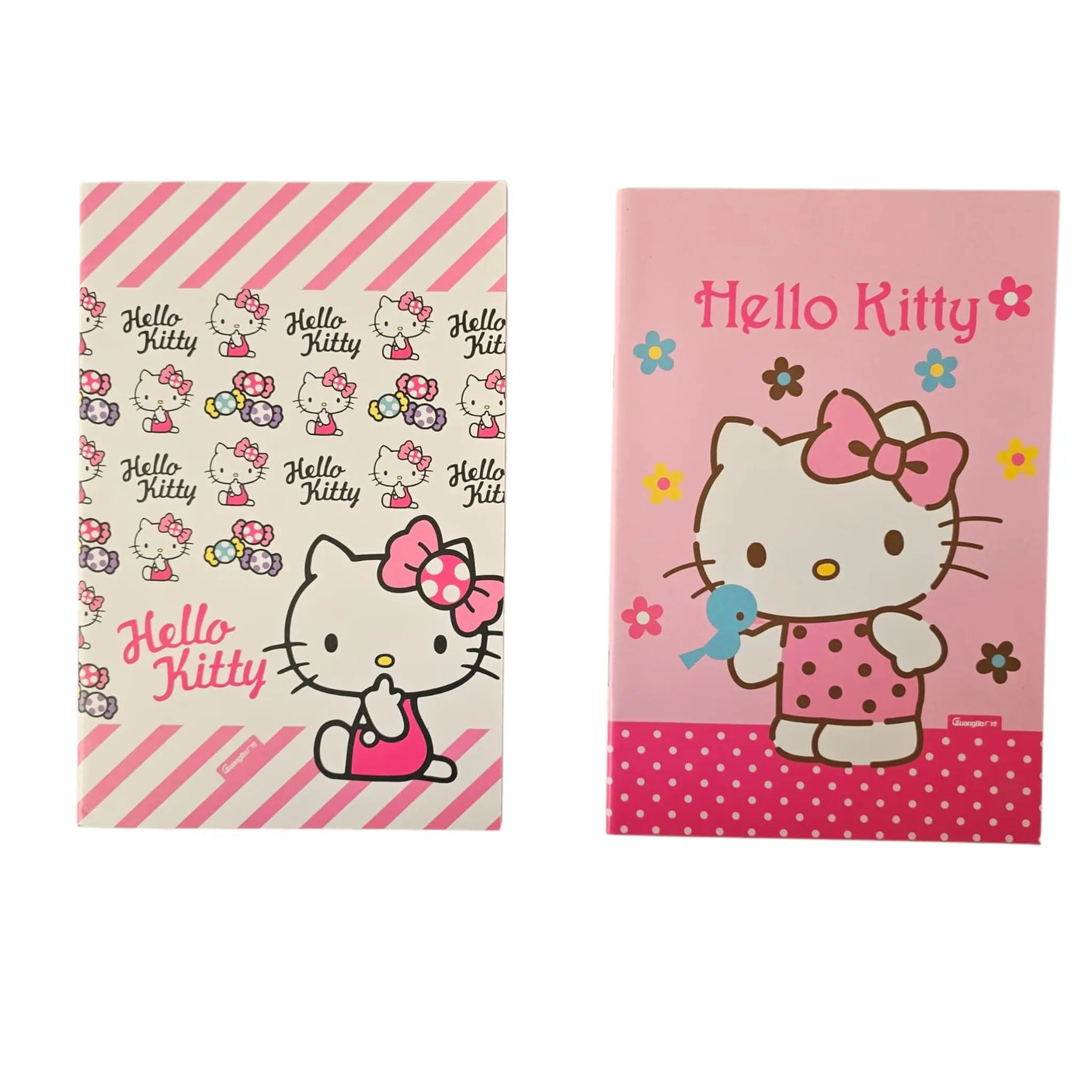 libreta hello kitty líneas de puntos a color