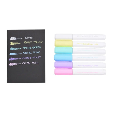 set marcadores pilot juice paint pasteles