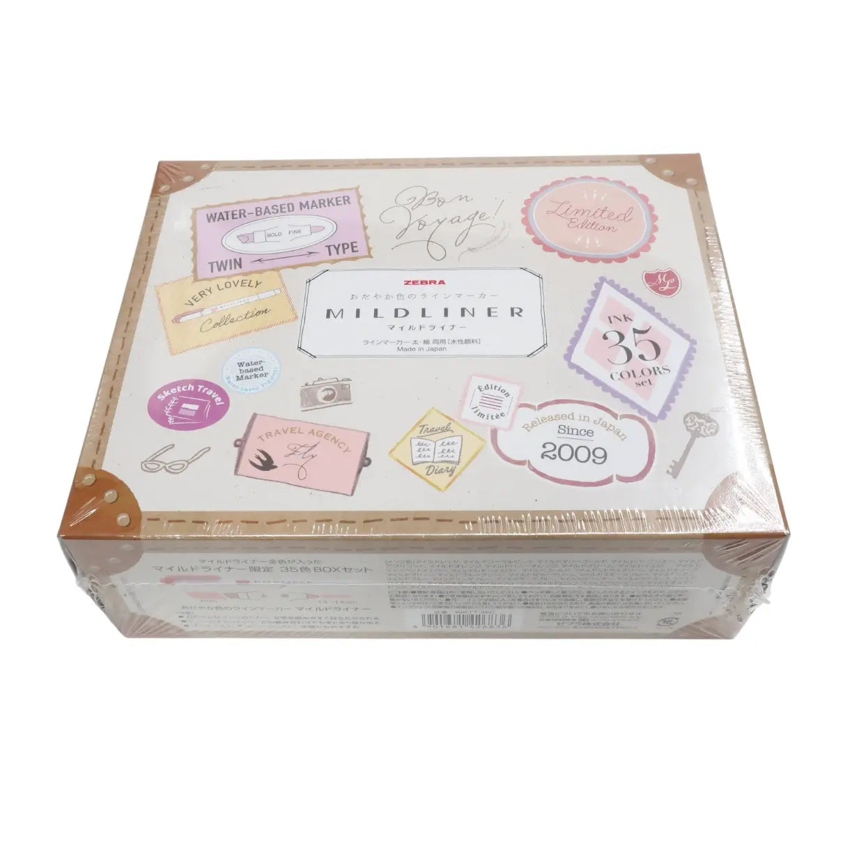 caja maletín con 35 destacadores mildliner