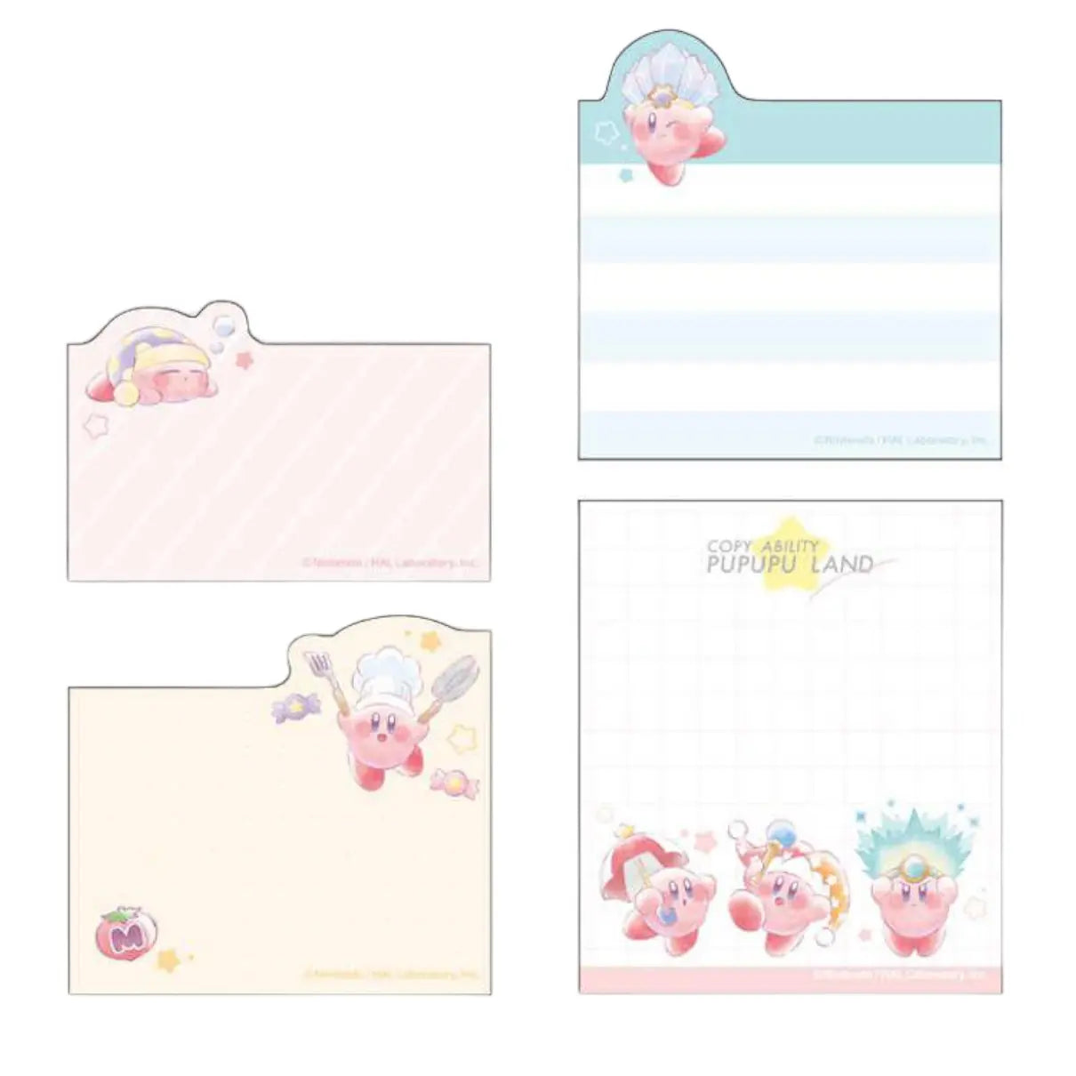 memopad esquelas kirby cafe japon