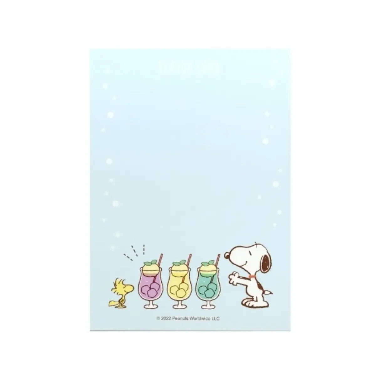 memopad sunstar snoopy peanuts pop corn