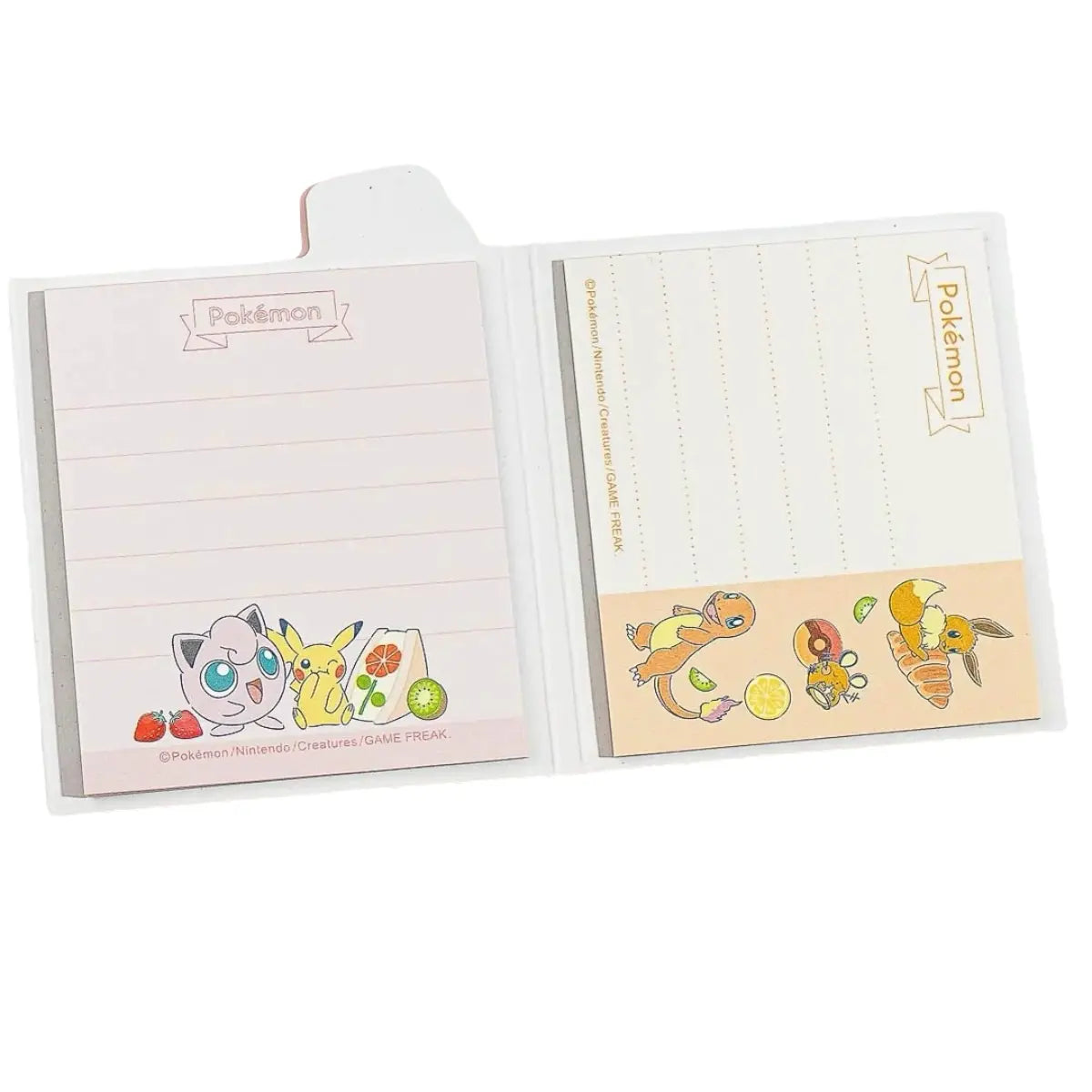 memopad pokemón cuadrado sweet