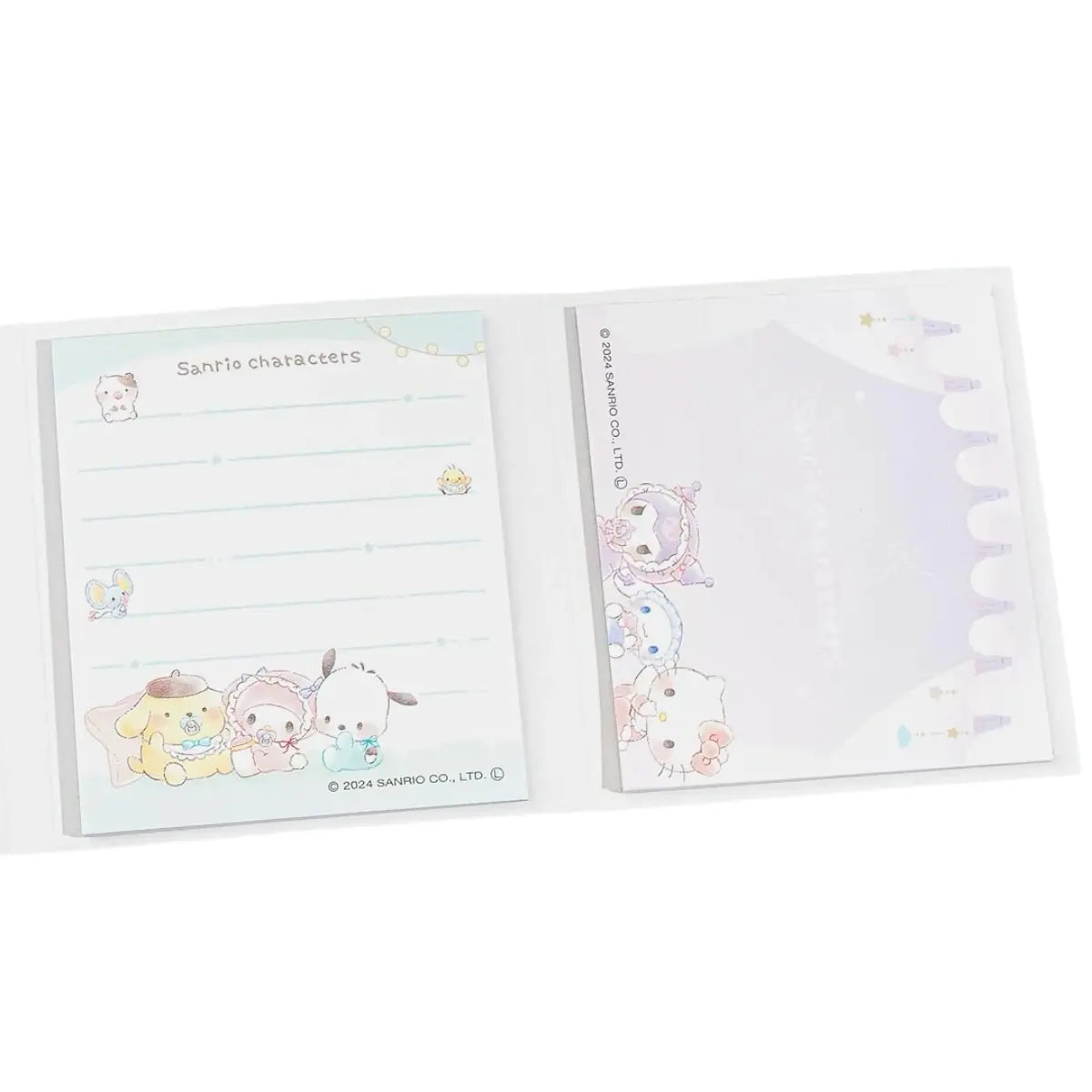 memopad sanrio cuadrado personajes