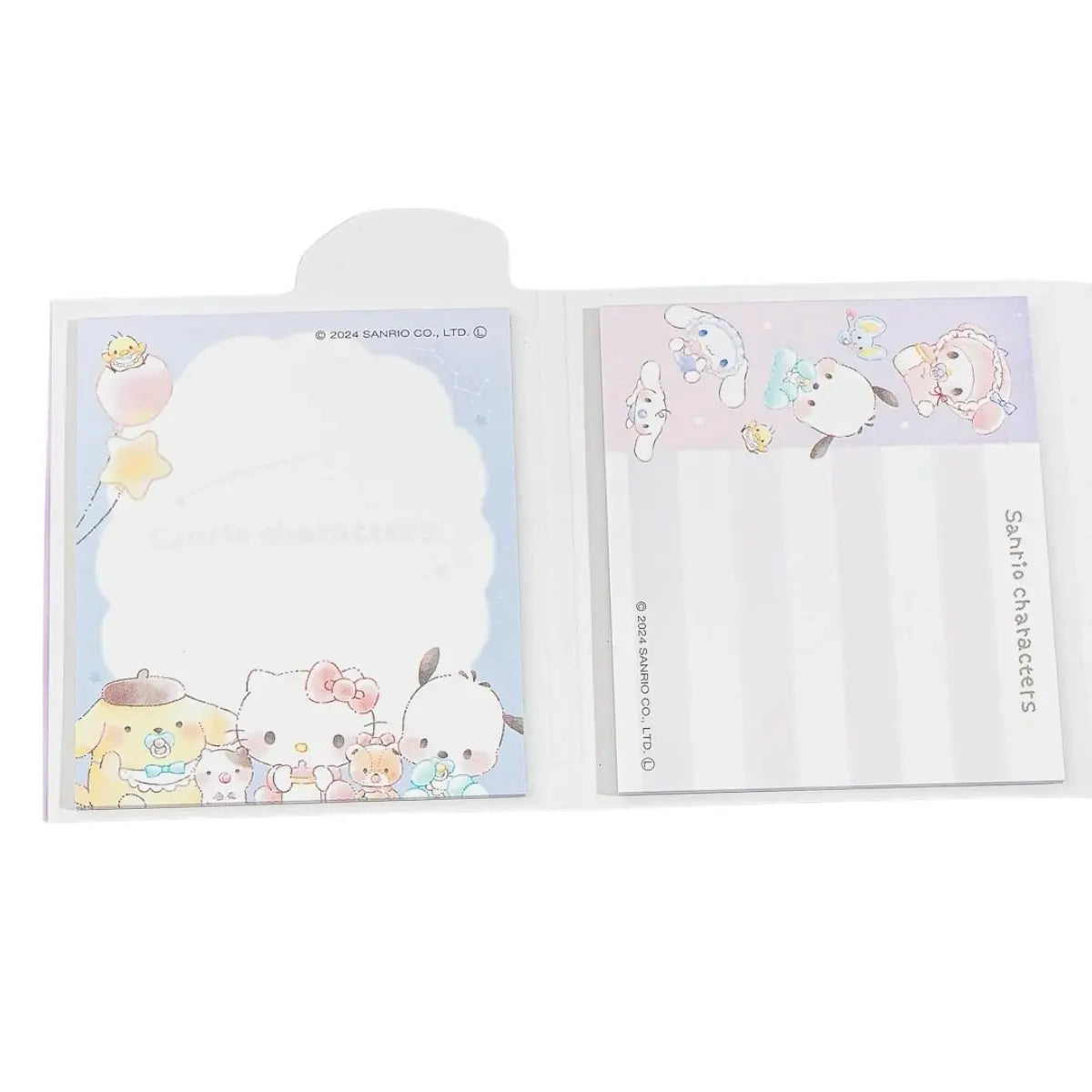 memopad sanrio cuadrado personajes