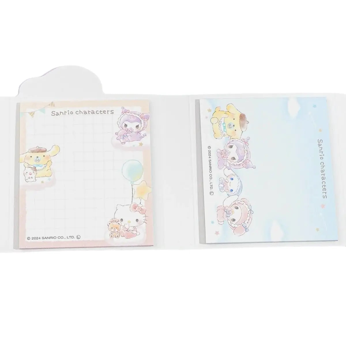 memopad sanrio cuadrado personajes