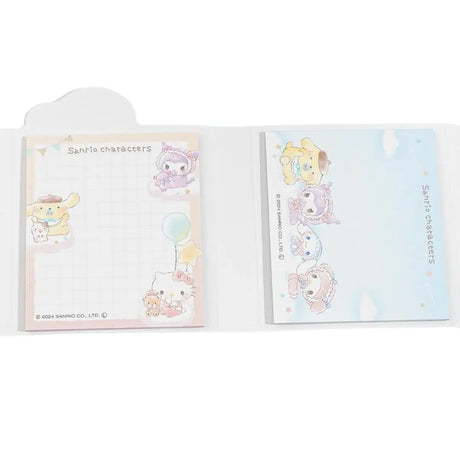 memopad sanrio cuadrado personajes