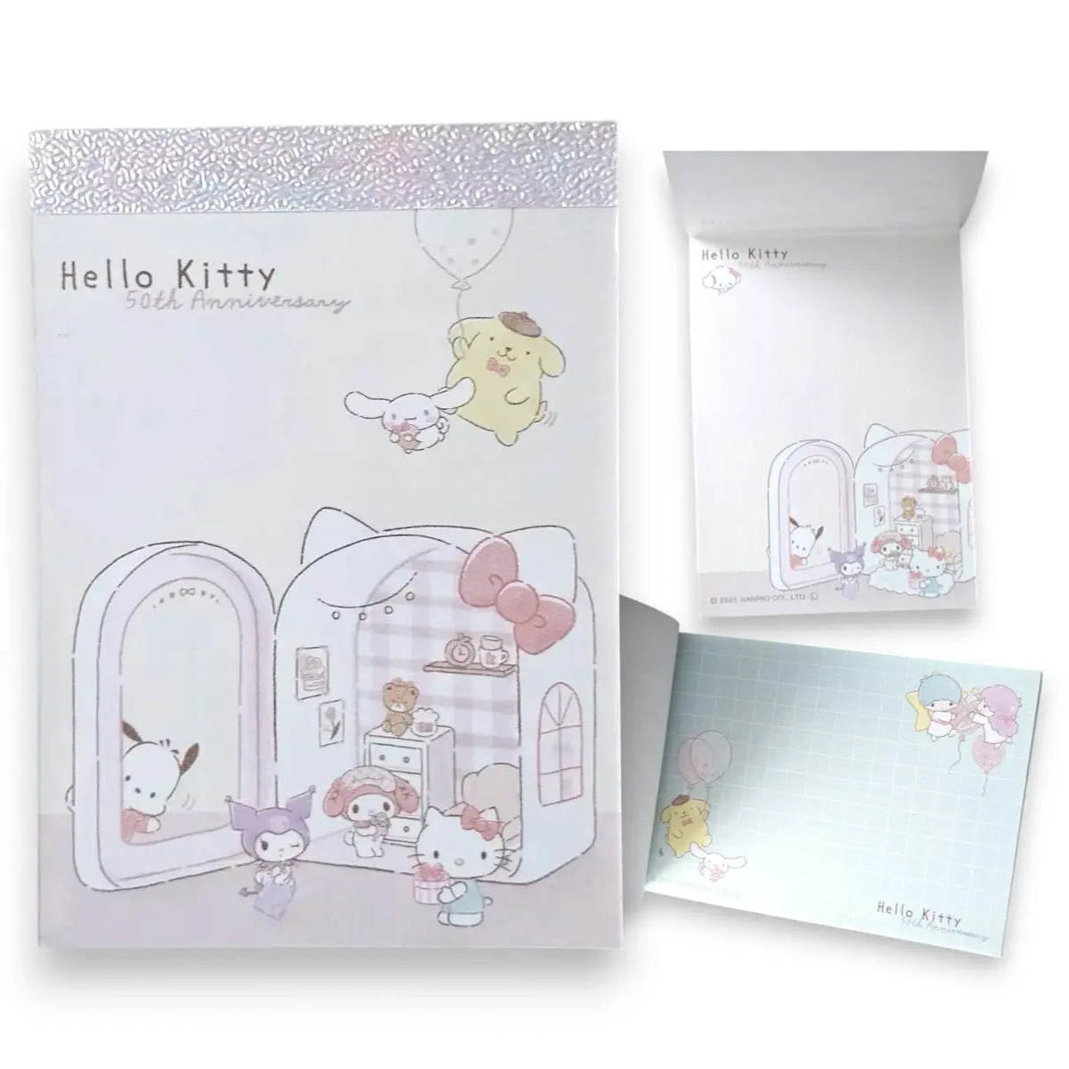 mini notepad sanrio room party hello kitty 50th anniversary