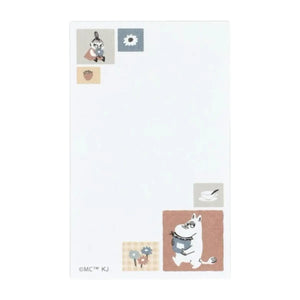 notas memopad moomin contenedor