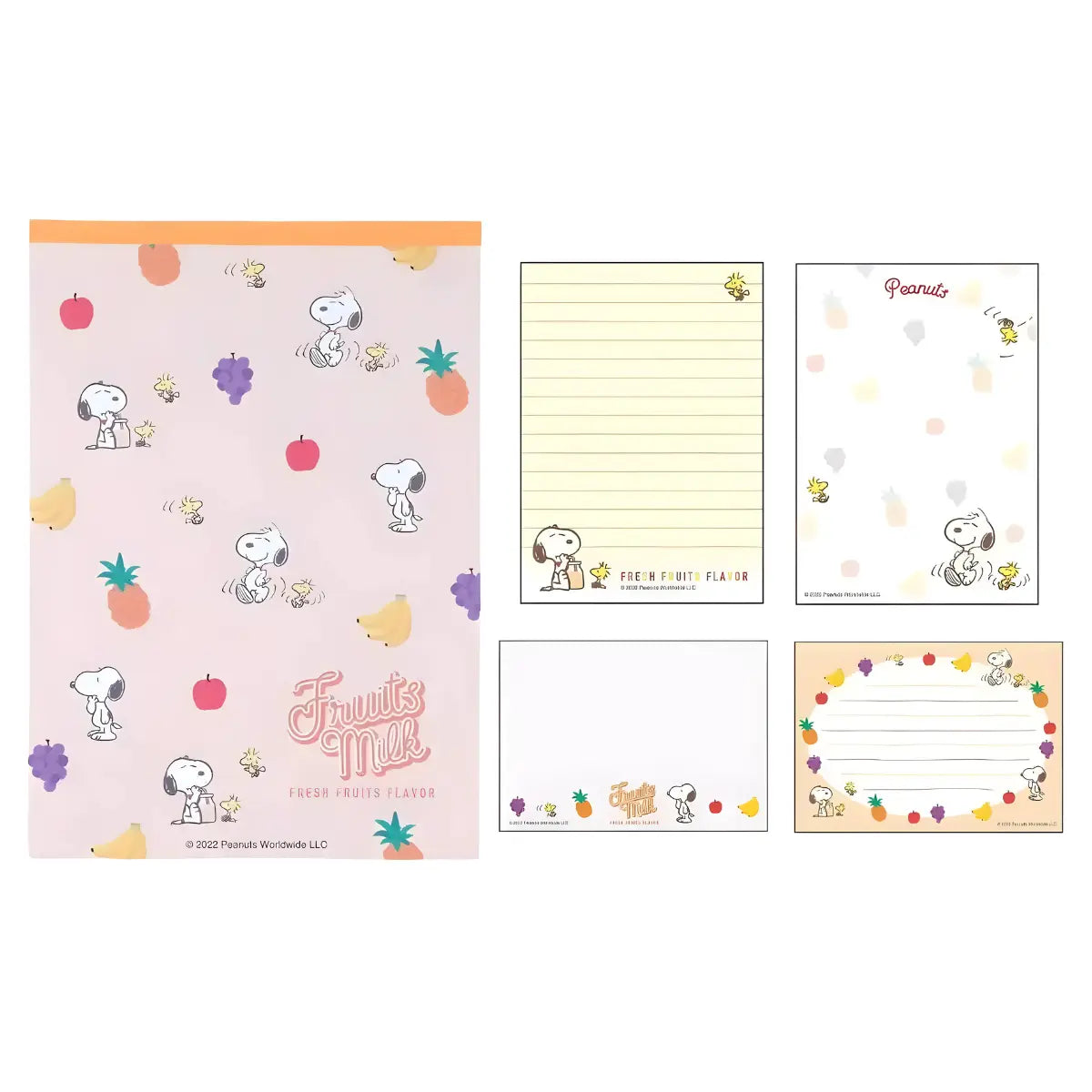 memopad a6 sunstar snoopy friends - fruit