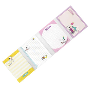 memopad sunstar snoopy peanuts carnaval