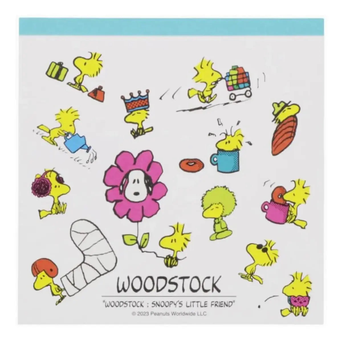 memopad sunstar snoopy woodstoock olaf