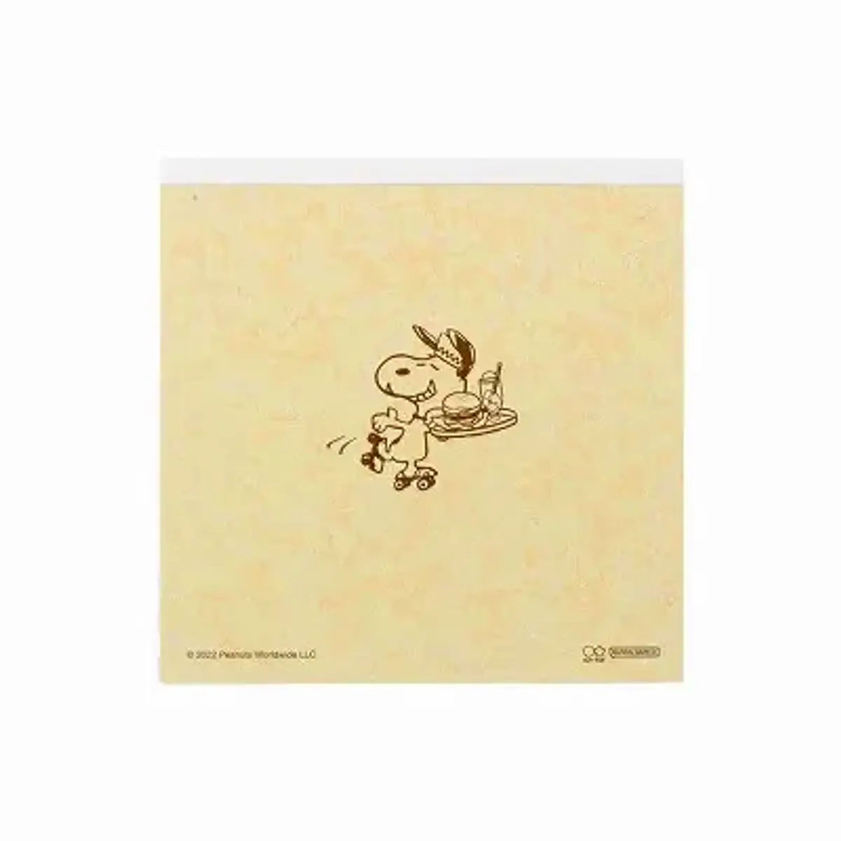 memopad sunstar snoopy relax food