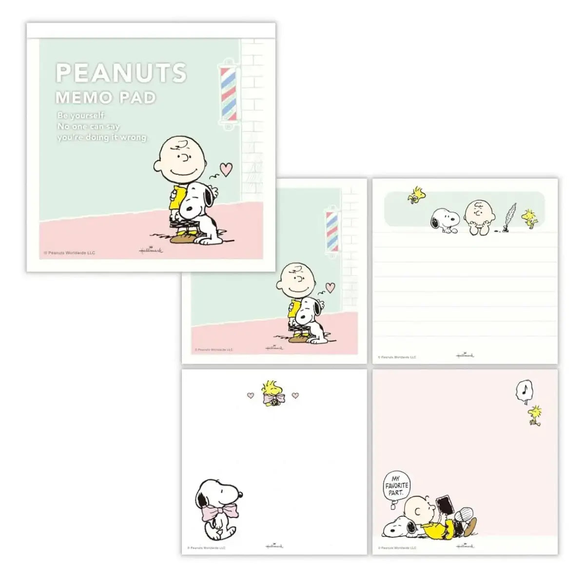 memopad hallmark snoopy peanuts