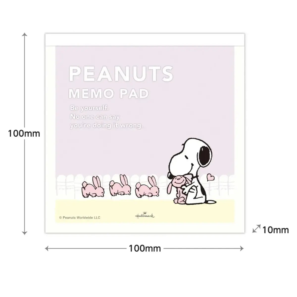 memopad hallmark snoopy peanuts