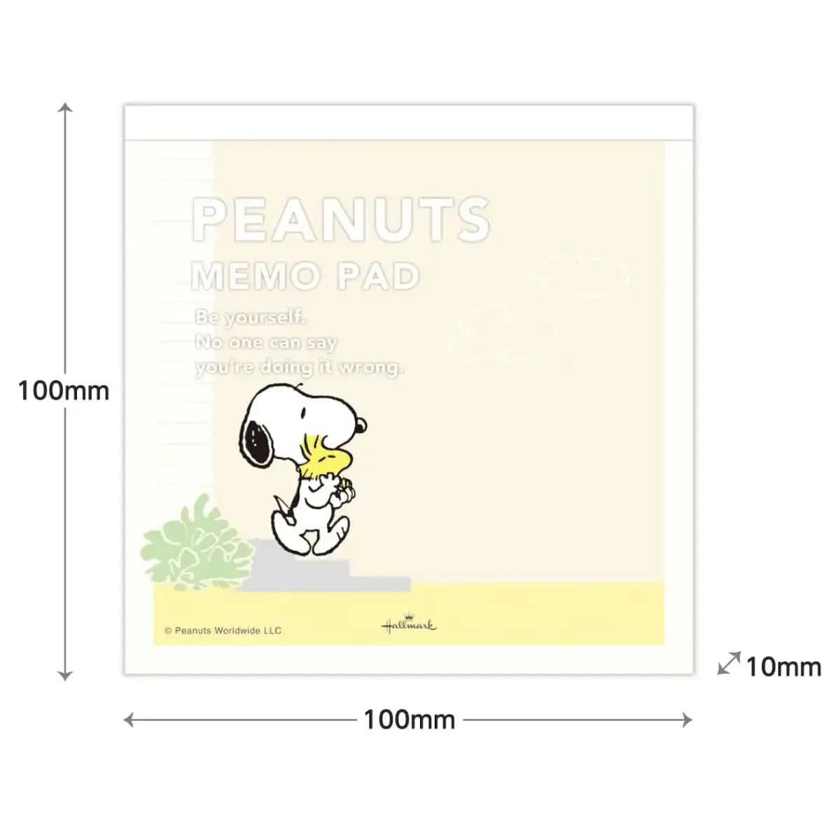 memopad hallmark snoopy peanuts