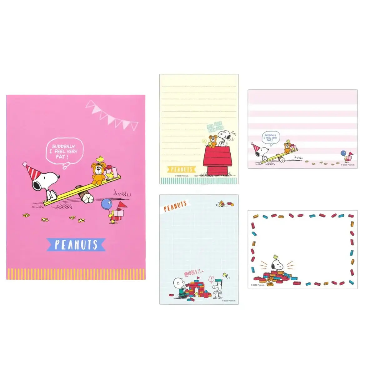 memopad sunstar snoopy peanuts carnaval - d1