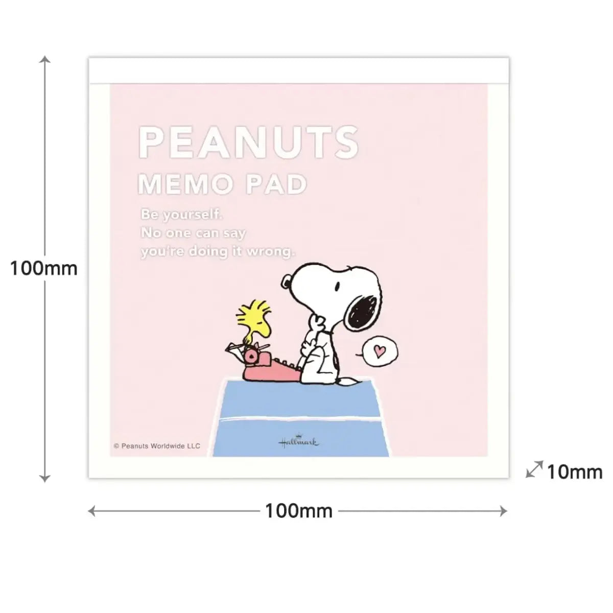 memopad hallmark snoopy peanuts