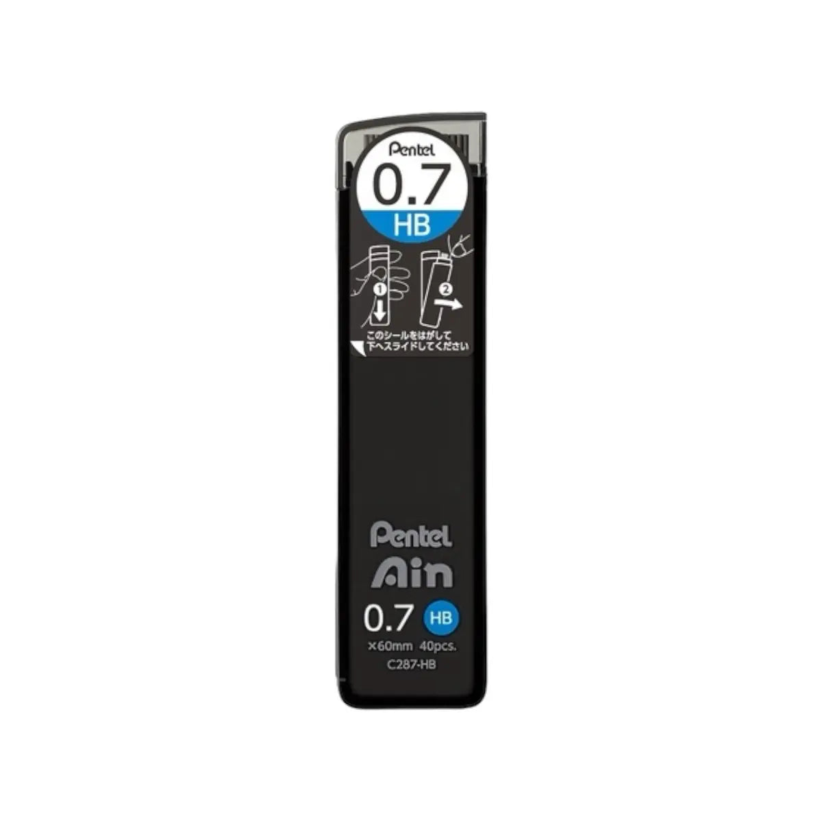 Pentel C277-HBO AIN STEIN fine filling, 0.7 mm, hardness HB or 40 Pentel C277-HBO AIN STEIN fine filling, 0.7 mm, hardness HB or 40