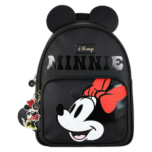 mochila minnie mouse disney negra