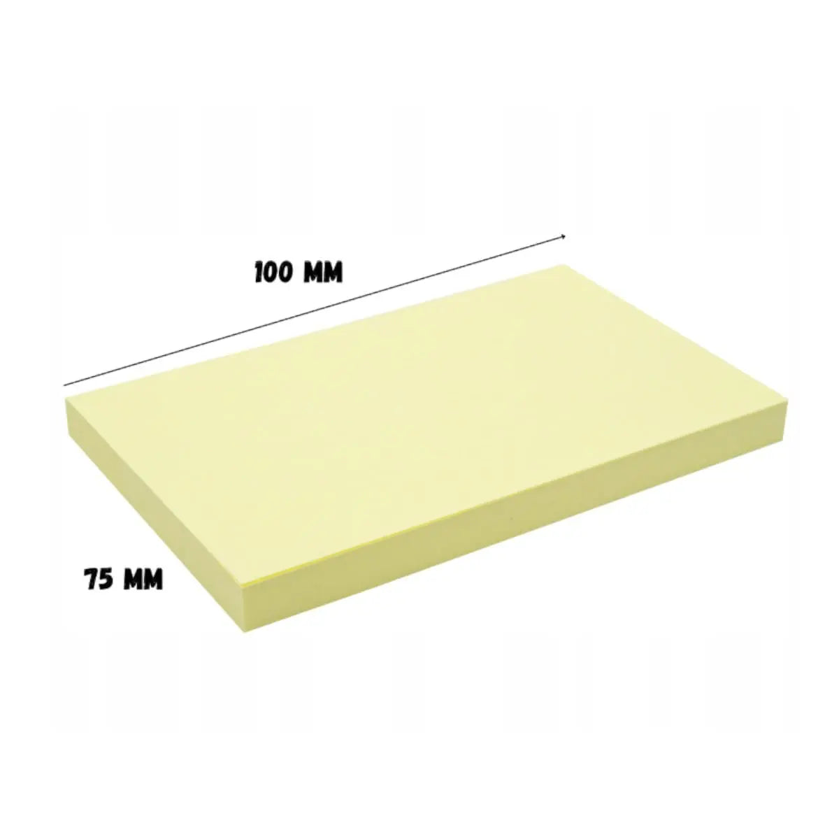 notas adhesivas global notes 100x75mm - calidad alemana (100 Hojas)