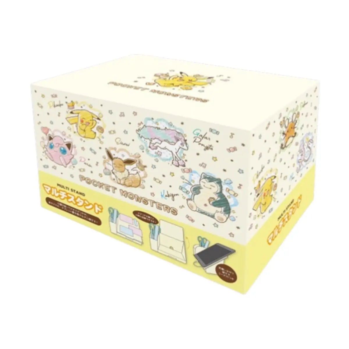 organizador de escritorio pokémon - pikachu & friends