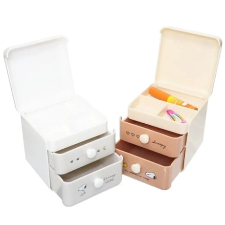 cajón organizador de escritorio snoopy - japonés