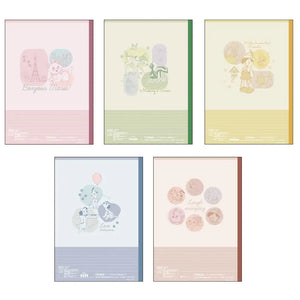 pack 5 cuadernos campus disney clásicos acuarela 7mm A Line