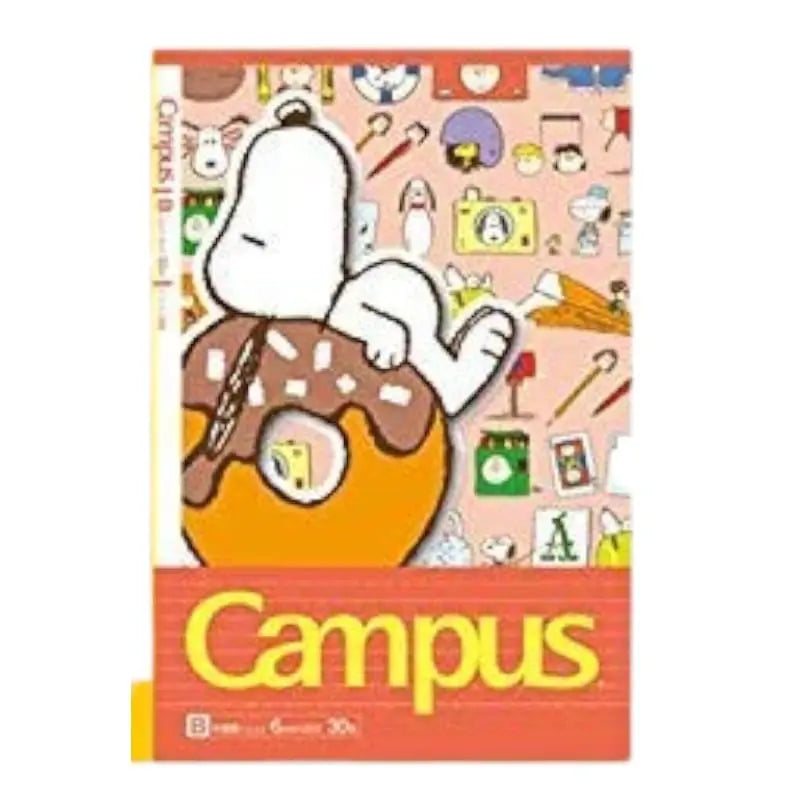 pack 5 cuadernos campus snoopy pastel life 6mm B Line