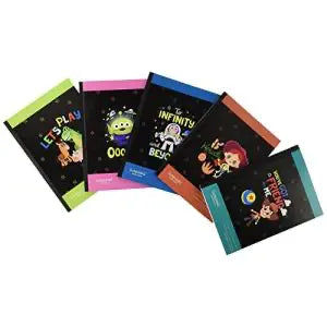 pack 5 cuadernos logical air toy story black edition 7mm A Line