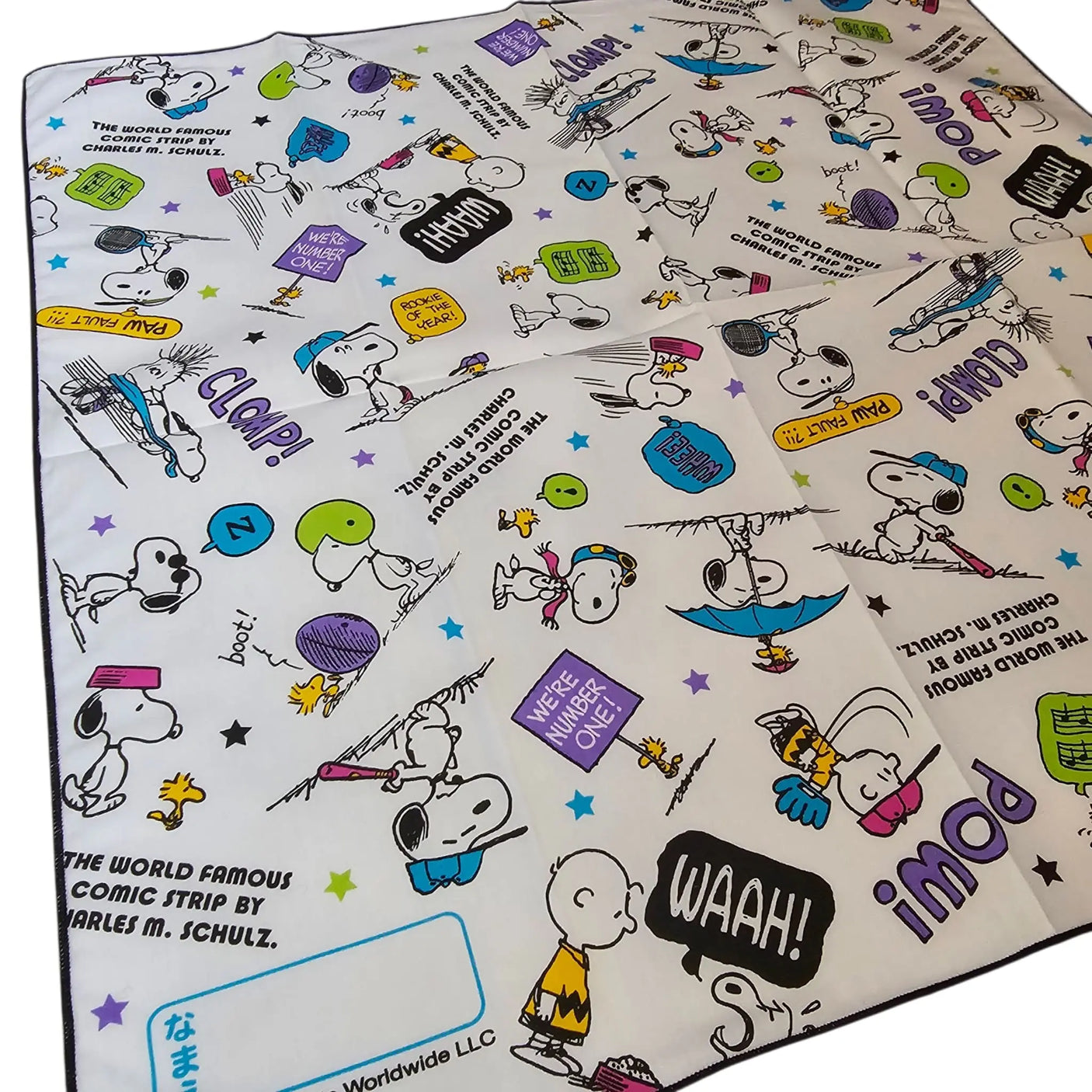 paño de algodón snoopy 43 x 43 cms