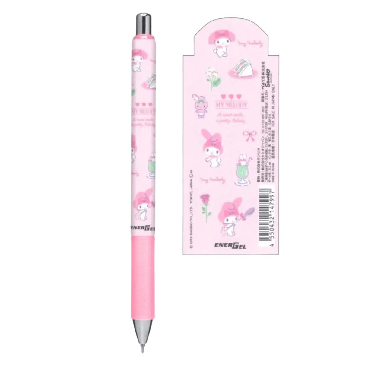 lápiz gel 0.5 mm pentel energel sanrio