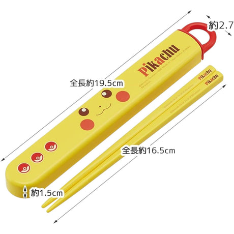 palillos con estuche pokémon