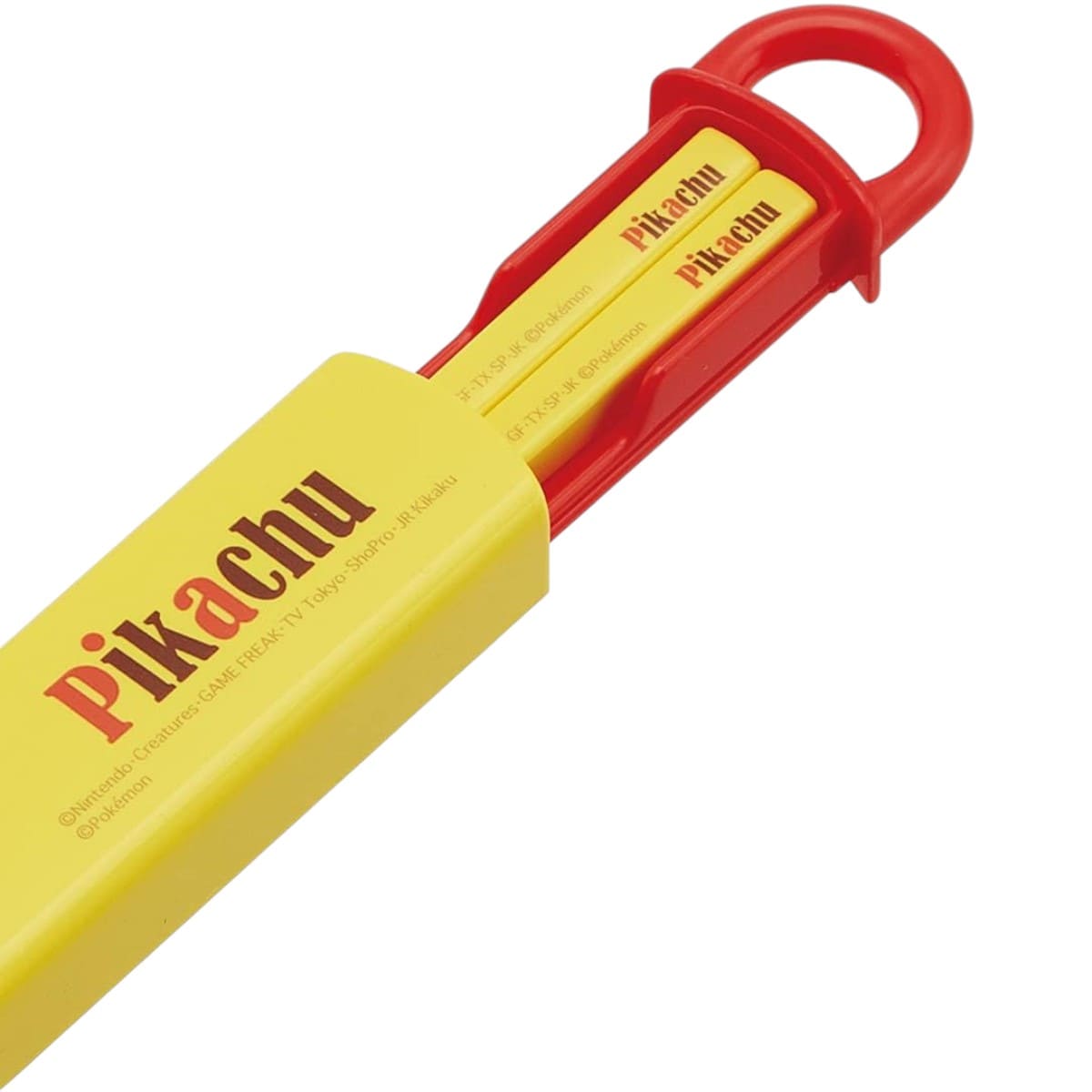 palillos con estuche pokémon