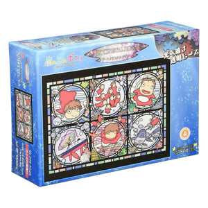 puzzle 208 piezas ponyo ghibli estilo cristal