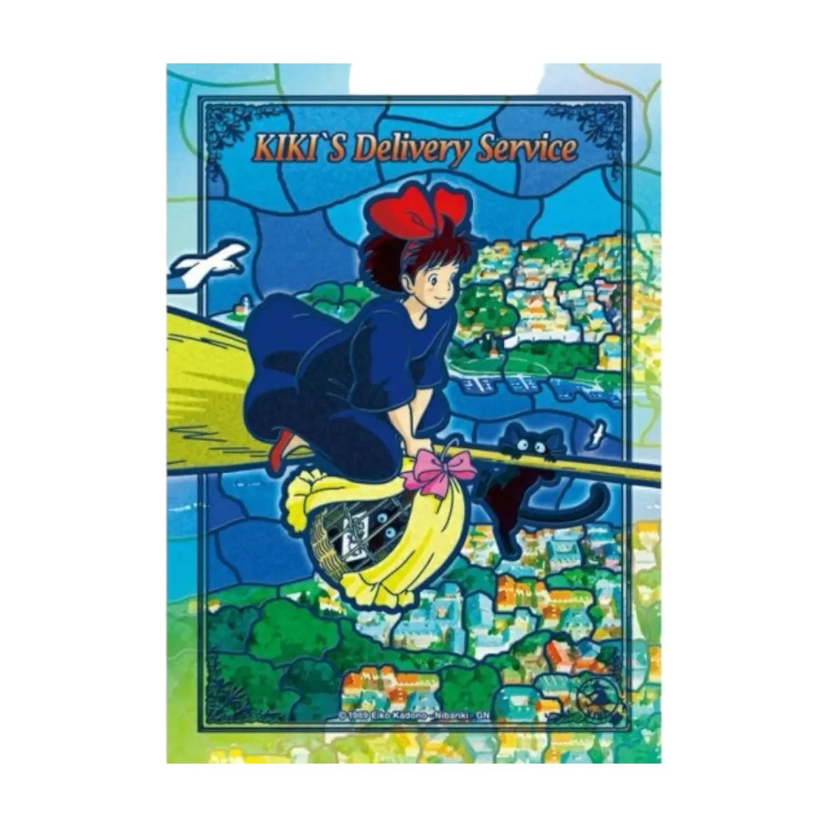 puzzle 208 piezas kiki service gigi ghibli estilo cristal