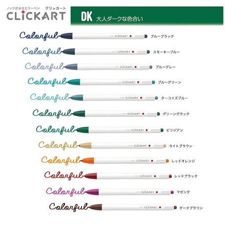 set 12 rotuladores zebra click art 0.6 mm