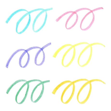 set 6 destacadores pilot frixion borrable