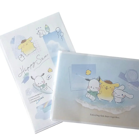 set de cartas y sobres sanrio (28 hojas / 14 sobres)