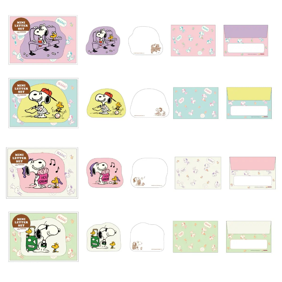 set carta mini snoopy – Ingeniería de Lápices