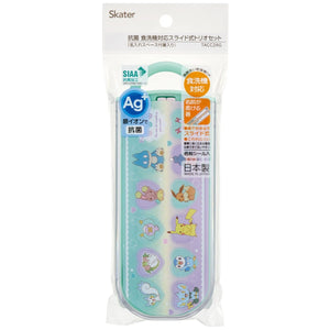 set de servicios con palillo pokémon