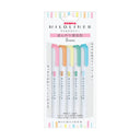 set 5 destacadores zebra mildliner