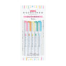 set 5 destacadores zebra mildliner