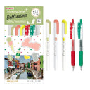 set destacadores y lápices gel sarasa zebra