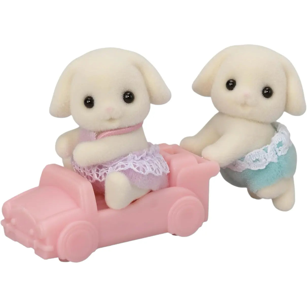 sylvanian families bebes gemelos conejos flora