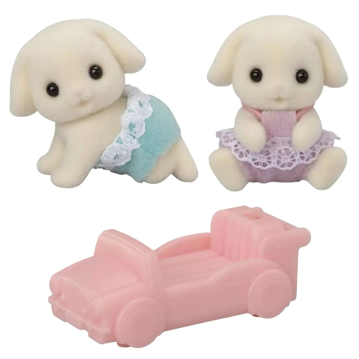 sylvanian families bebes gemelos conejos flora