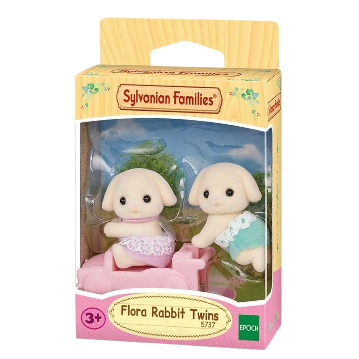 sylvanian families bebes gemelos conejos flora